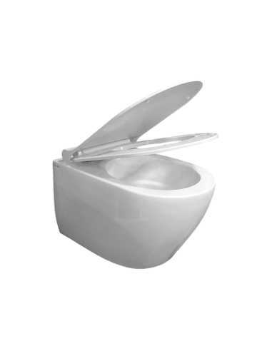 Висяща тоалетна Fluenta Turbo с капак