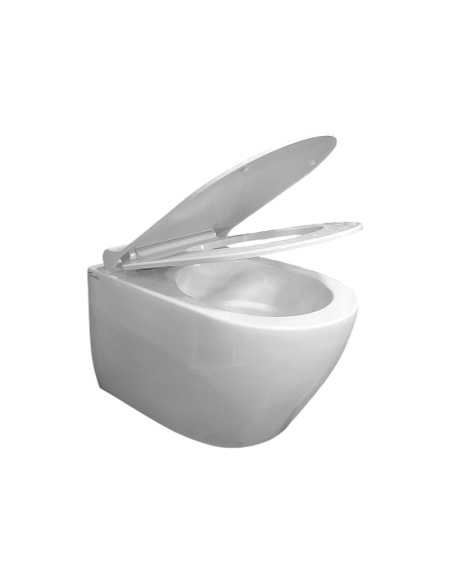 Висяща тоалетна Fluenta Turbo с капак